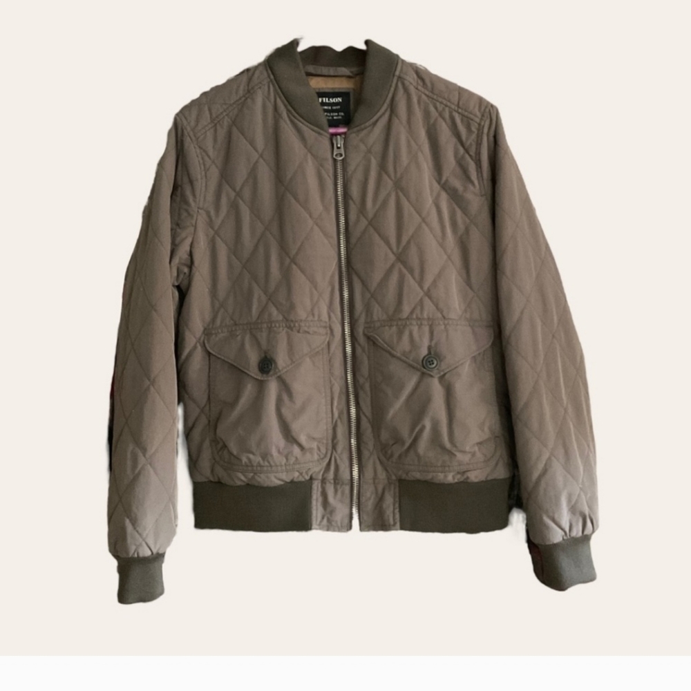 Filson Insulated Bomber Jacket Mens Size Medium Ladies Size Large